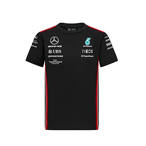 Mercedes AMG F1 Kids 2023 Team T-Shirt - Black
