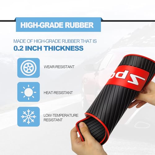 4PCS Soft Rubber Mud Flaps for Universal Cars SUV