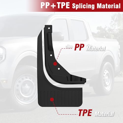 Ford Maverick 2022-2024 Mud Flaps Set (Front & Rear)
