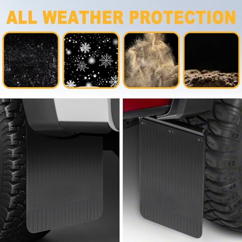 URMECCH Heavy Duty Universal Mud Flaps 2 Pack