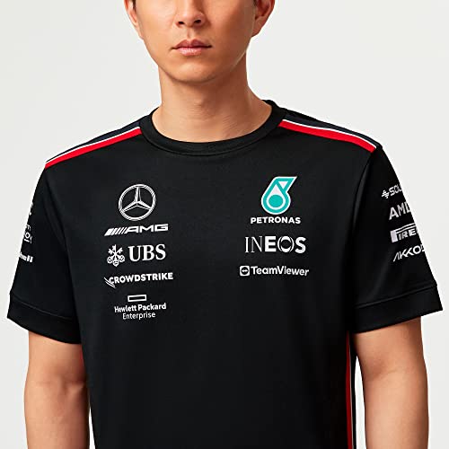 Mercedes AMG F1 Team 2023 Black Men's 3XL T-Shirt