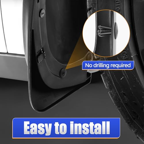 Tesla Model 3 Mud Flaps Splash Guard Set