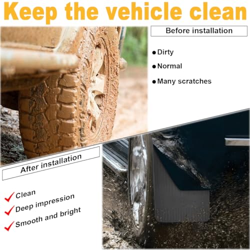 URMECCH Heavy Duty Universal Mud Flaps 2 Pack