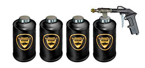Black Lanolin Undercoating Kit with PRO Gun & Wands