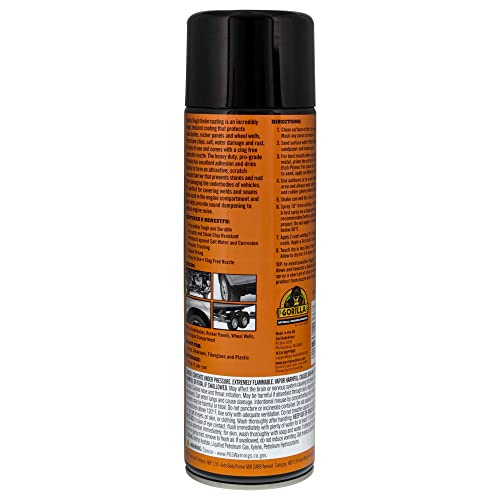 Black Gorilla Tough Undercoating Aerosol Spray - 16oz