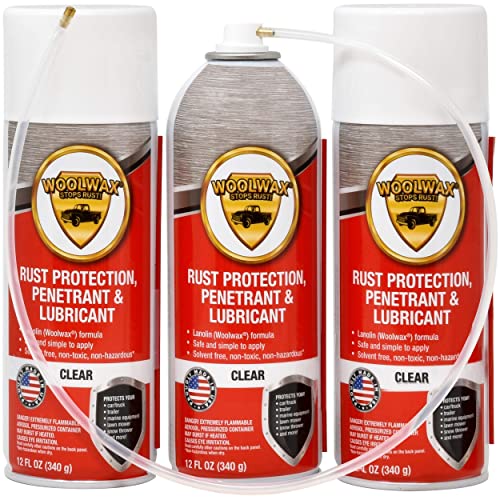 Woolwax 12 Oz Rust Prevention Aerosol Spray 3-Pack