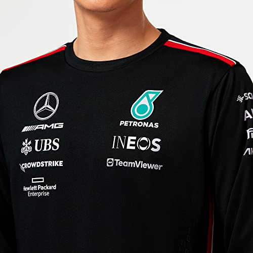 2023 Mercedes AMG Petronas F1 Team Men's Long Sleeve.onerror T-Shirt