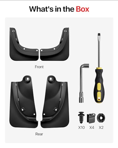 Tesla Model Y Mud Flaps: Military-Grade All-Weather Guards