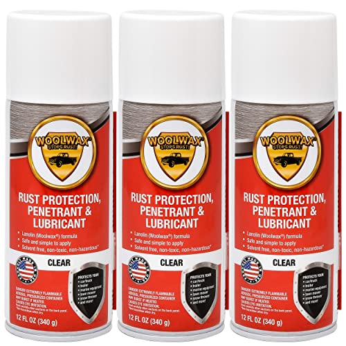 Woolwax 12 Oz Rust Prevention Aerosol Spray 3-Pack