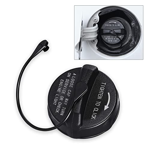 Sodcay Fuel Tank Cap Compatible with Chrysler Dodge (Black)