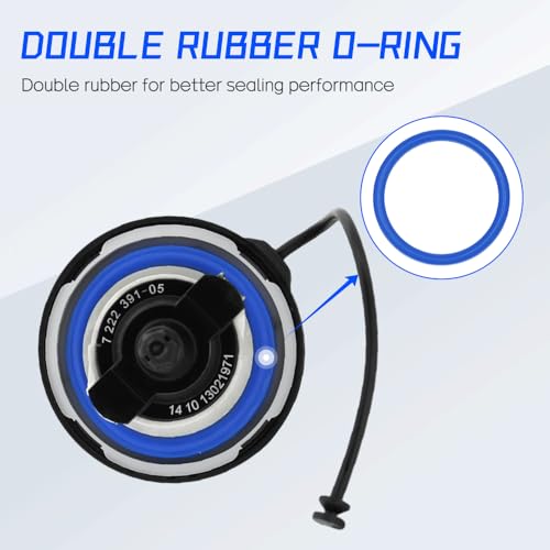 Compatible Gas Cap for BMW, Mini Cooper - OE # 16117222391