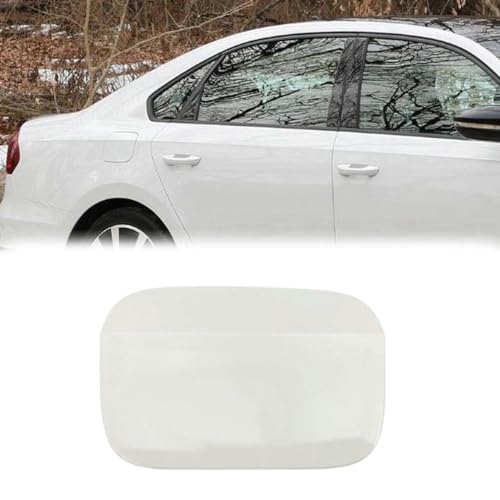 White Fuel Gas Tank Door Cover Caps for VW Passat