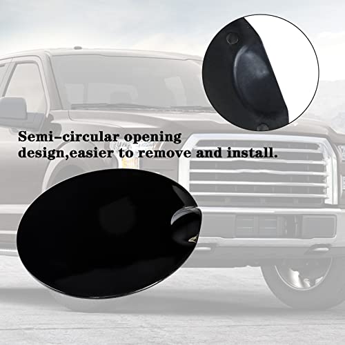 Ford F-150 Gas Tank Door, Black, 2009-2015