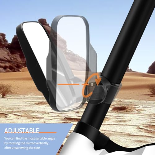 UTV Side Mirrors for 1.6-2 IN Roll Cage