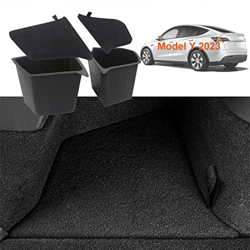 Tesla Model Y Trunk Storage Bin Set with Organizer