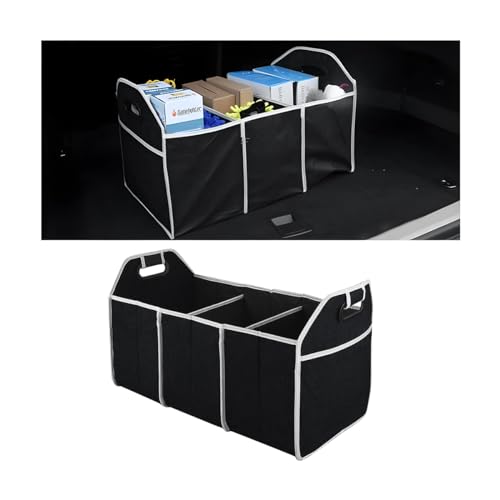 Osilly Foldable Car Trunk Organizer with 3 Compartments