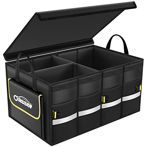 Oasser Collapsible Waterproof Car Trunk Organizer, Multi Compartments