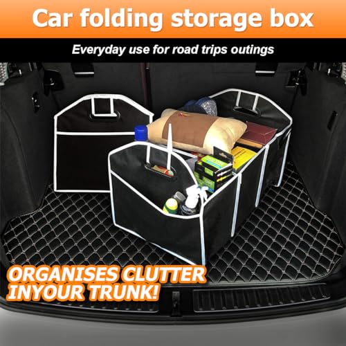 Osilly Foldable Car Trunk Organizer with 3 Compartments