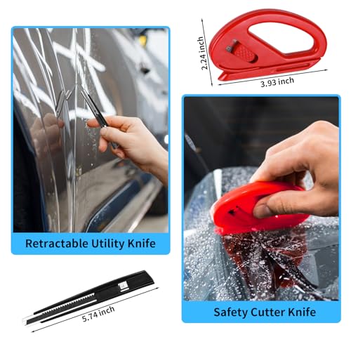 Arayker 12 Pcs Vehicle Window Film Tint Kit