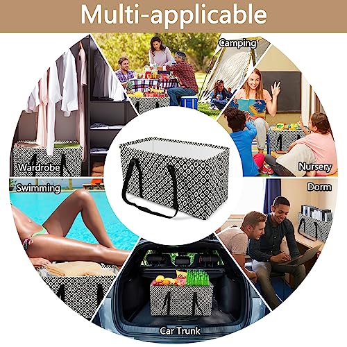 RoyBoder 2-Pack Waterproof Car Trunk Organizers with Long Strap