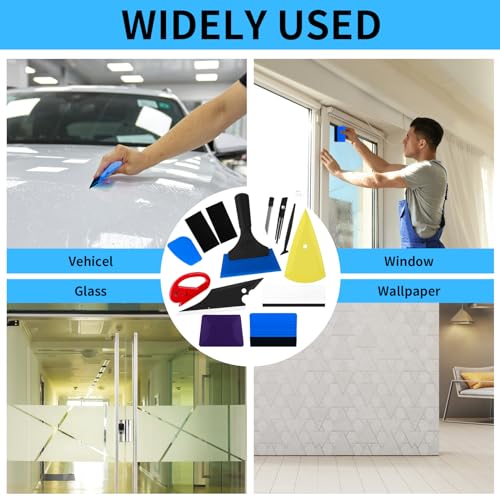 Arayker 12 Pcs Vehicle Window Film Tint Kit