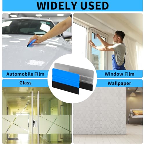 Arayker 20-Pack Felt Edge Squeegee Set