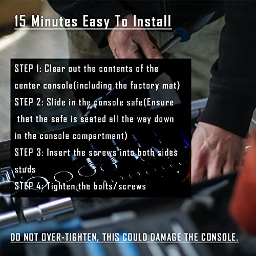 Console Gun Safe Vault for Chevrolet Silverado/Sierra Trucks