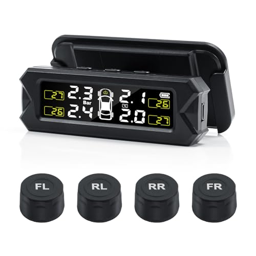 Solar Wireless TPMS Sensor Kit for RV, Trailer
