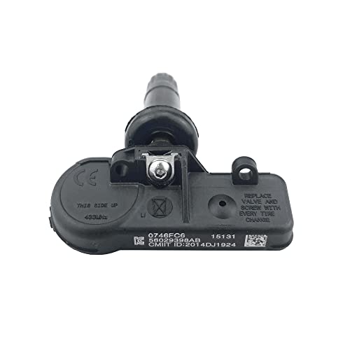 4 TPMS Sensors 433MHz for Jeep Wrangler, Dodge Ram