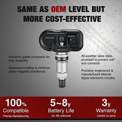 TPMS Sensor 315Mhz Toyota Tire Pressure Monitoring System