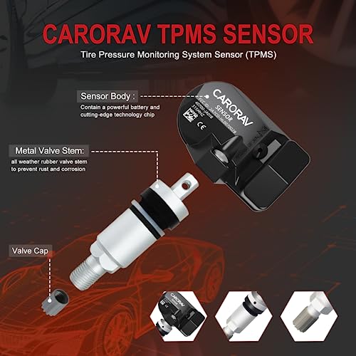 Nissan 350z Altima Versa TPMS Sensor 4-Pack, 315MHz