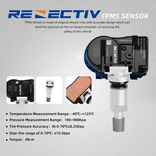 Chrysler Dodge Jeep RAM TPMS Sensor Replacement Set