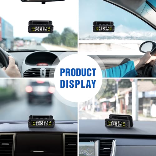 Solar Wireless TPMS Sensor Kit for RV, Trailer