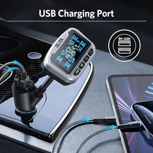 RV TPMS with 4 Sensors, 6 Alert Modes