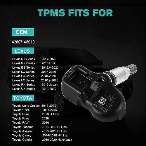 TPMS Sensors for Lexus, Toyota, and More