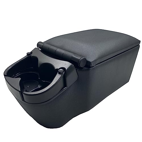 Truck Seat/Bench Center Console Organizer with Cup Holders