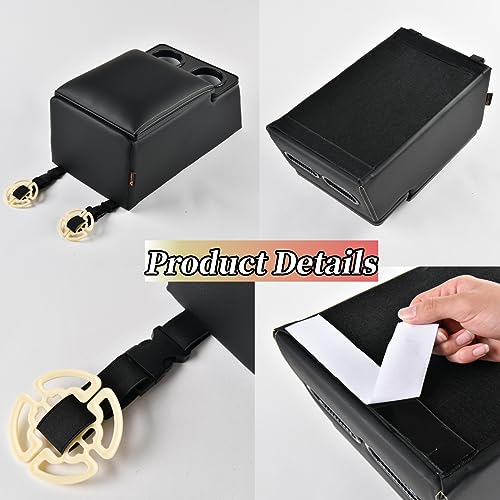 Universal Rear Bench Seat Car Organizer with Cup Holder