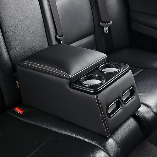 Universal Rear Bench Seat Car Organizer with Cup Holder