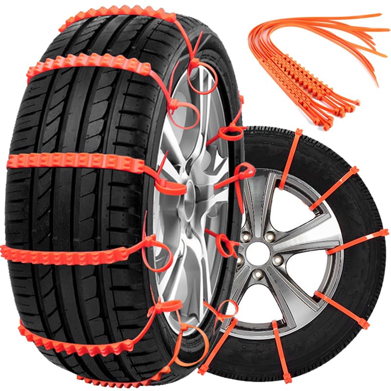 12PCS Reusable Nylon Snow Chains for Car Tires