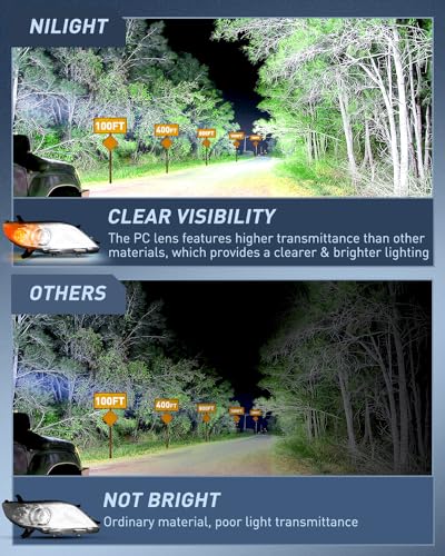 Toyota Sienna Headlight Assembly, Chrome Housing, Clear Lens