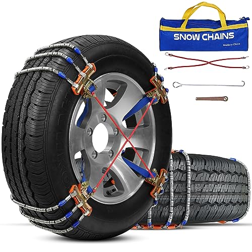 Universal PLTMIV Snow Chains for SUV, Car, Pickup Trucks