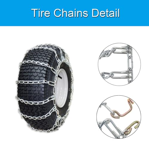 OakTen Tire Chains for Lawn Tractors and Mowers
