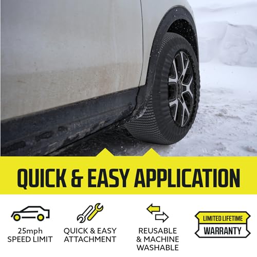Snow Socks: Alternative to Tire Chains, Maximum Traction