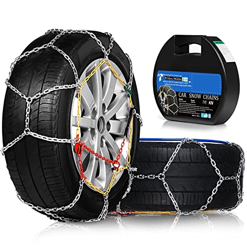 FLYSWAN Snow Tire Chains for Car SUV Trucks