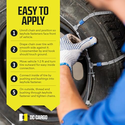 Snow & Ice Tire Chain Cables for Cars & SUVs