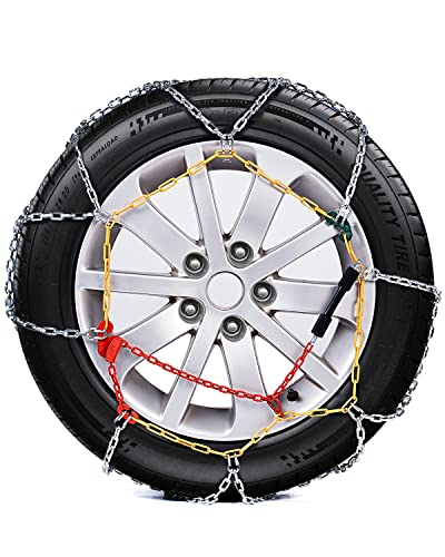 FLYSWAN Snow Tire Chains for Car SUV Trucks