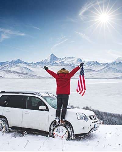 FLYSWAN Snow Tire Chains for Car SUV Trucks