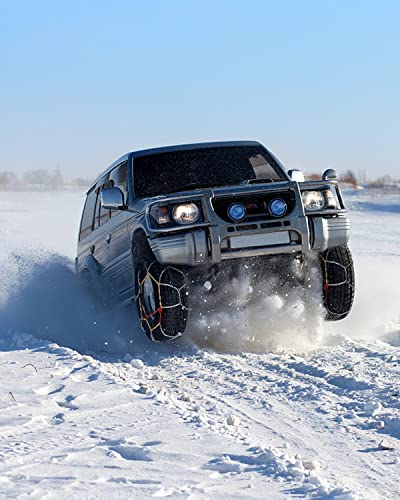 FLYSWAN Snow Tire Chains for Car SUV Trucks