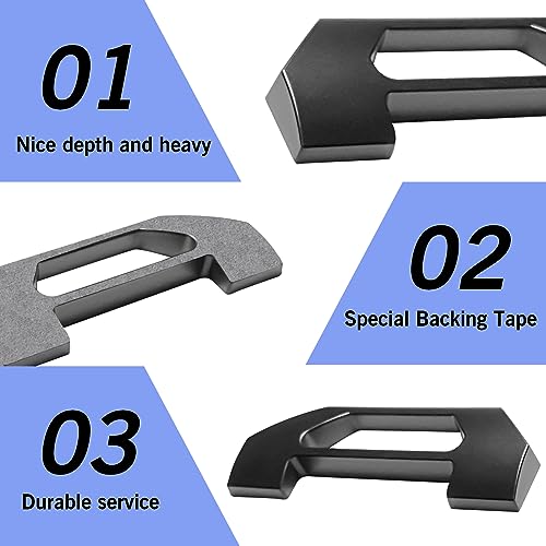 Tacoma Tailgate Letters - 3D Raised Emblem - Matte Black