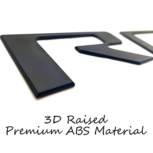 Matte Black Chevy Silverado 3D Tailgate Letters